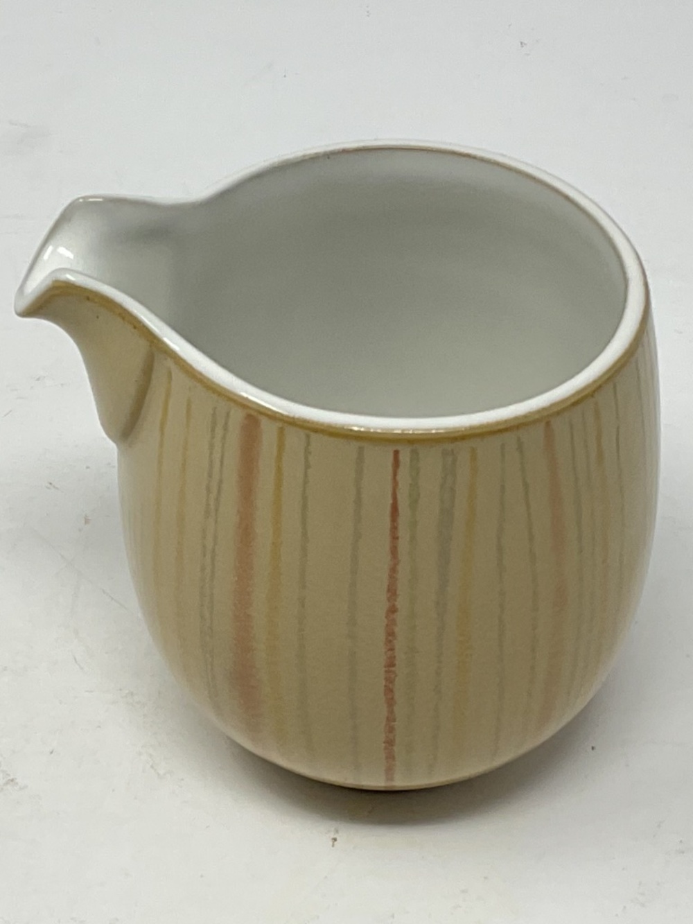 Denby Caramel Stripes (retired) Stoneware Creamer